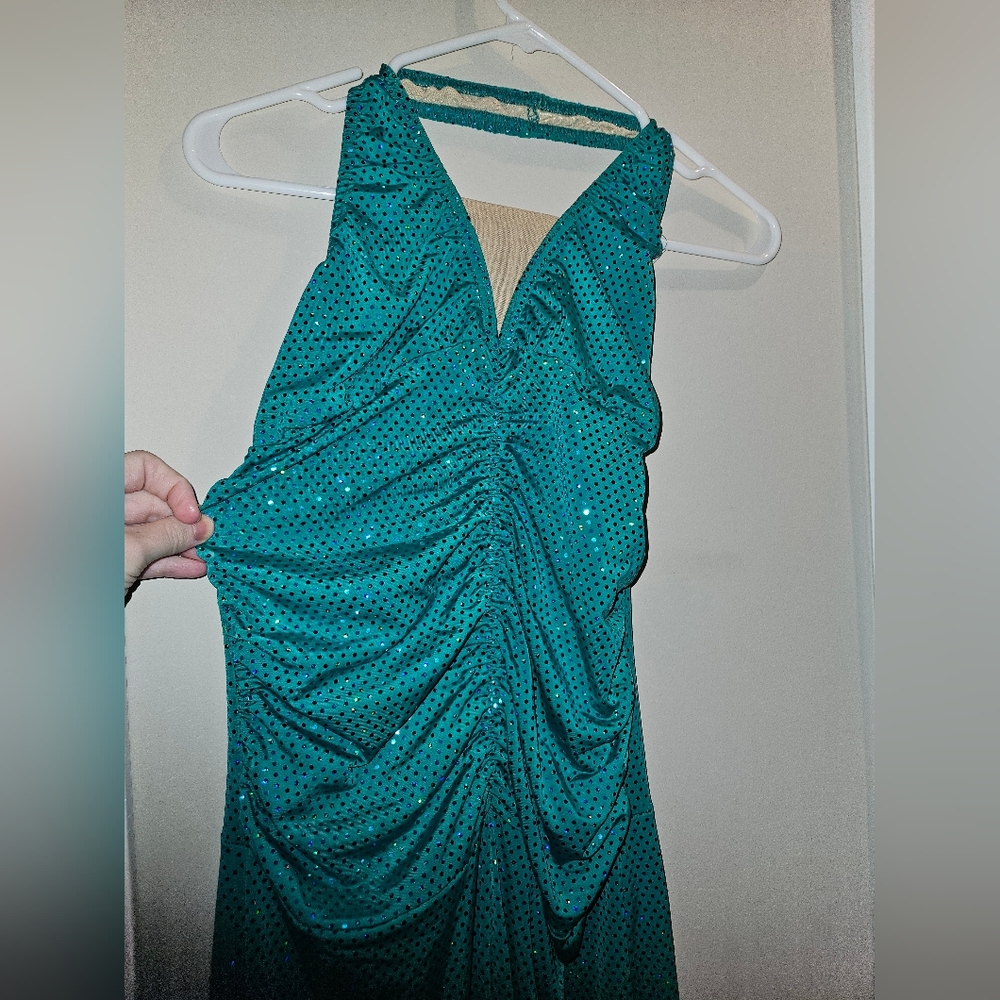 Dream girls vintage style one peice halter dress jumpsuit‎ costume small play xs